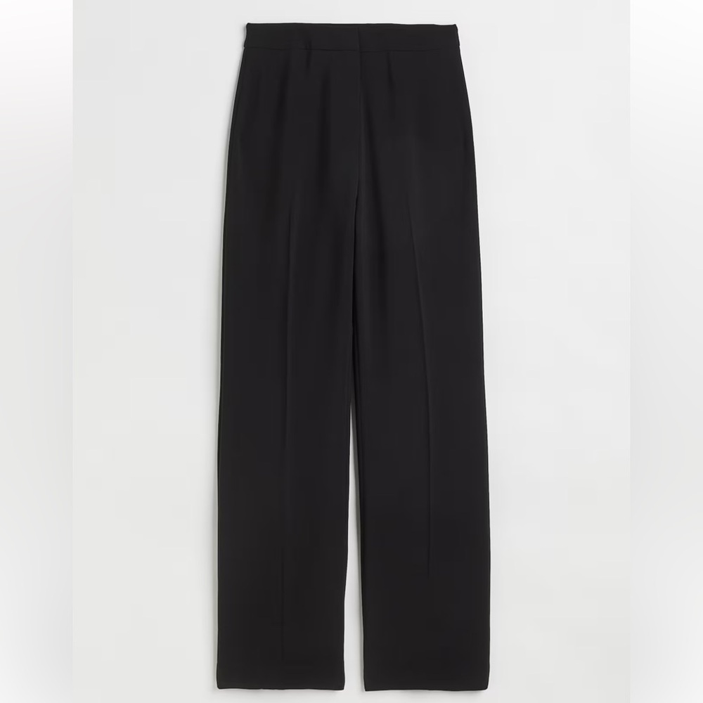 H&M Black Wide-Leg Pants
